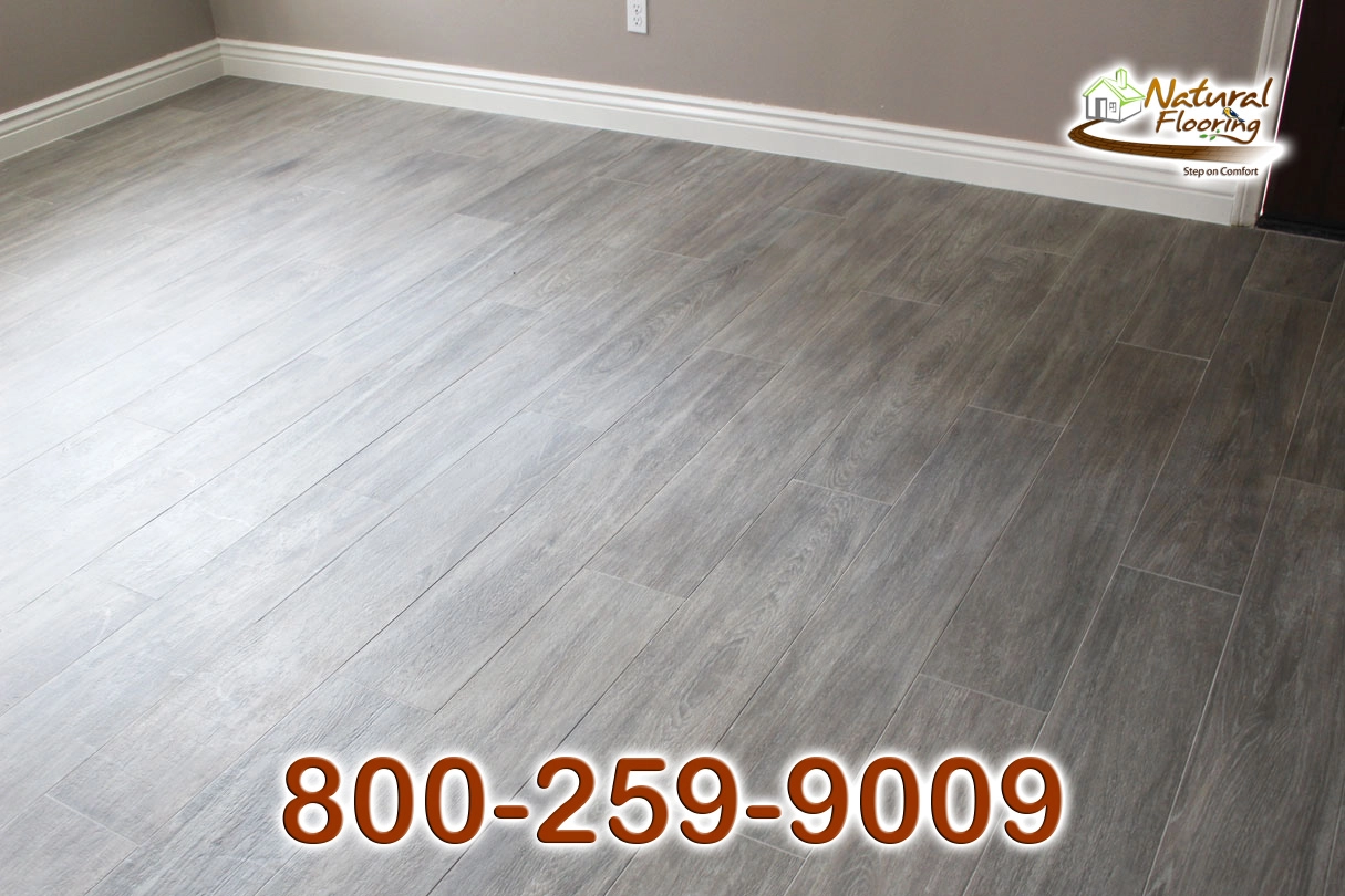 Light Gray Oak Tile Floor