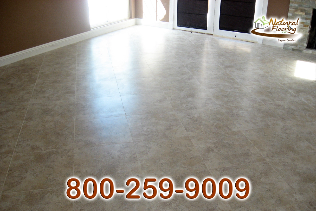 Squared Porcelain Tile Floor