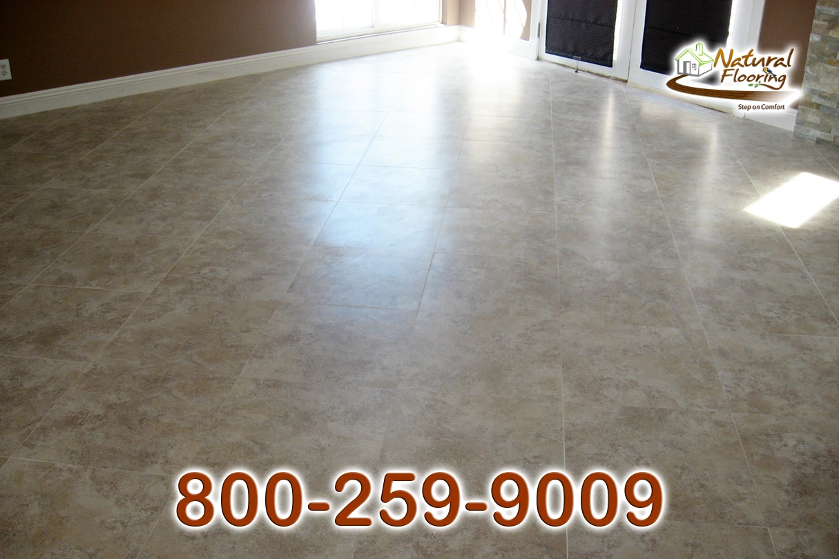 Squared Porcelain Tile Floor