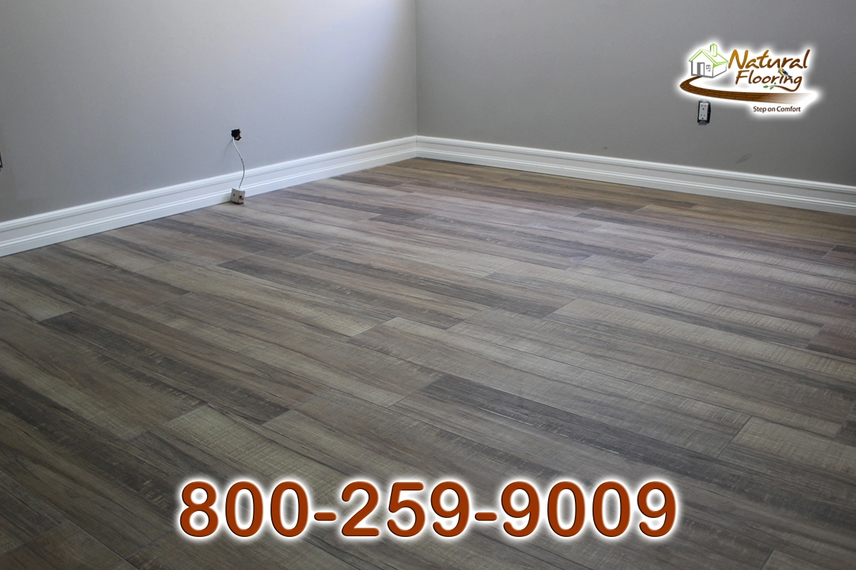 Oak Light Brown Tile Floor