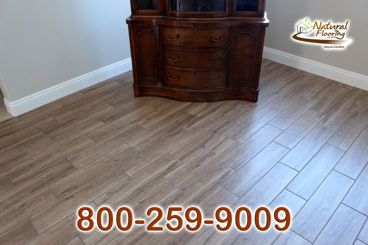Pecan Wood Tile Floor