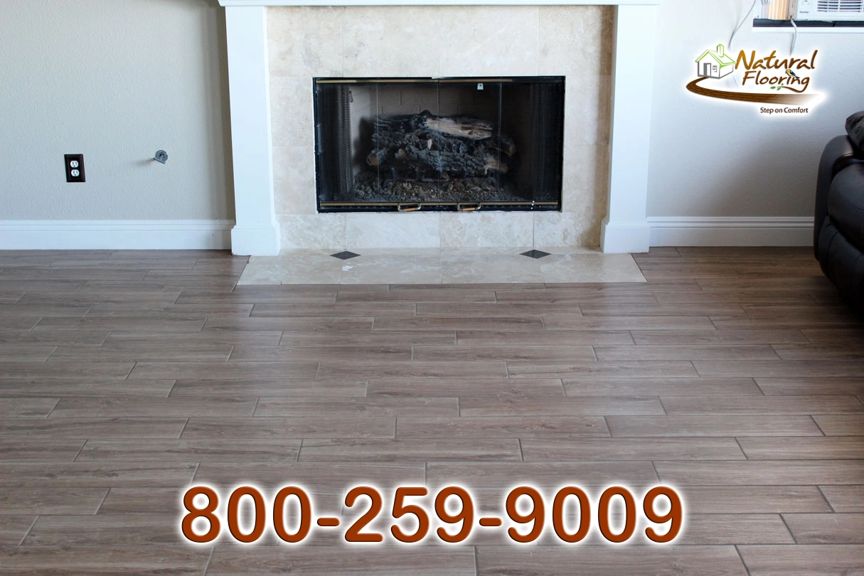 Pecan Wood Tile Floor