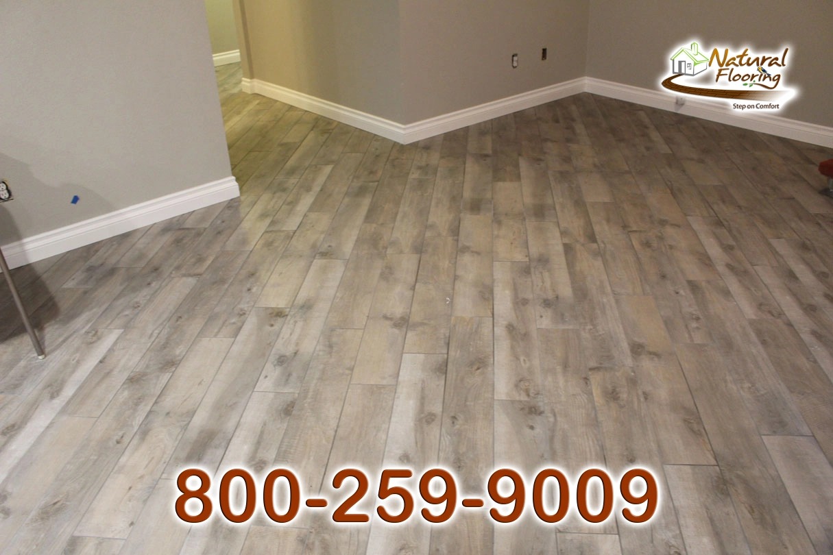 Pine Rustic Wood Tile Floor