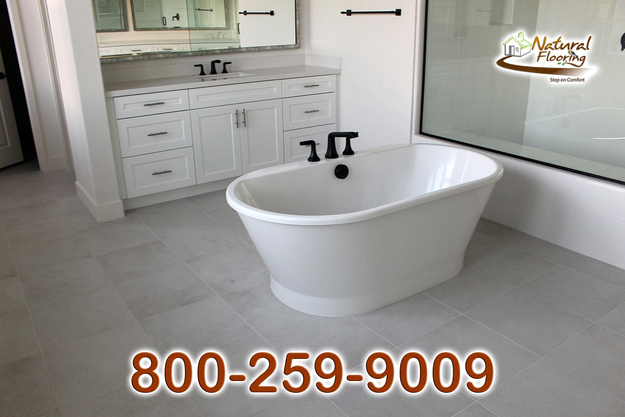 Pocelain Honed Squared Tile Floor