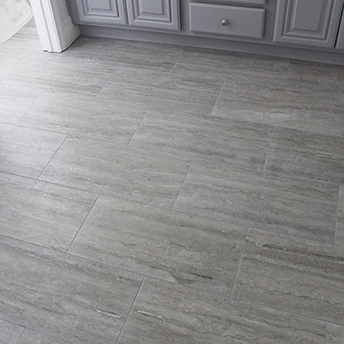 Porcelain Rectifiled Gray Tile Floor 3