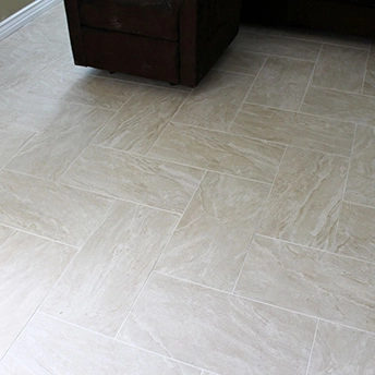 Recttangle Herringbone Tile Floor 2