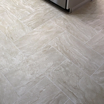Recttangle Herringbone Tile Floor 4