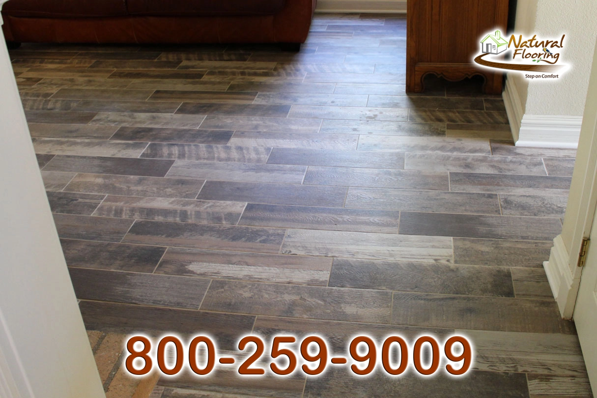 Rustic Hickory Wood Tile