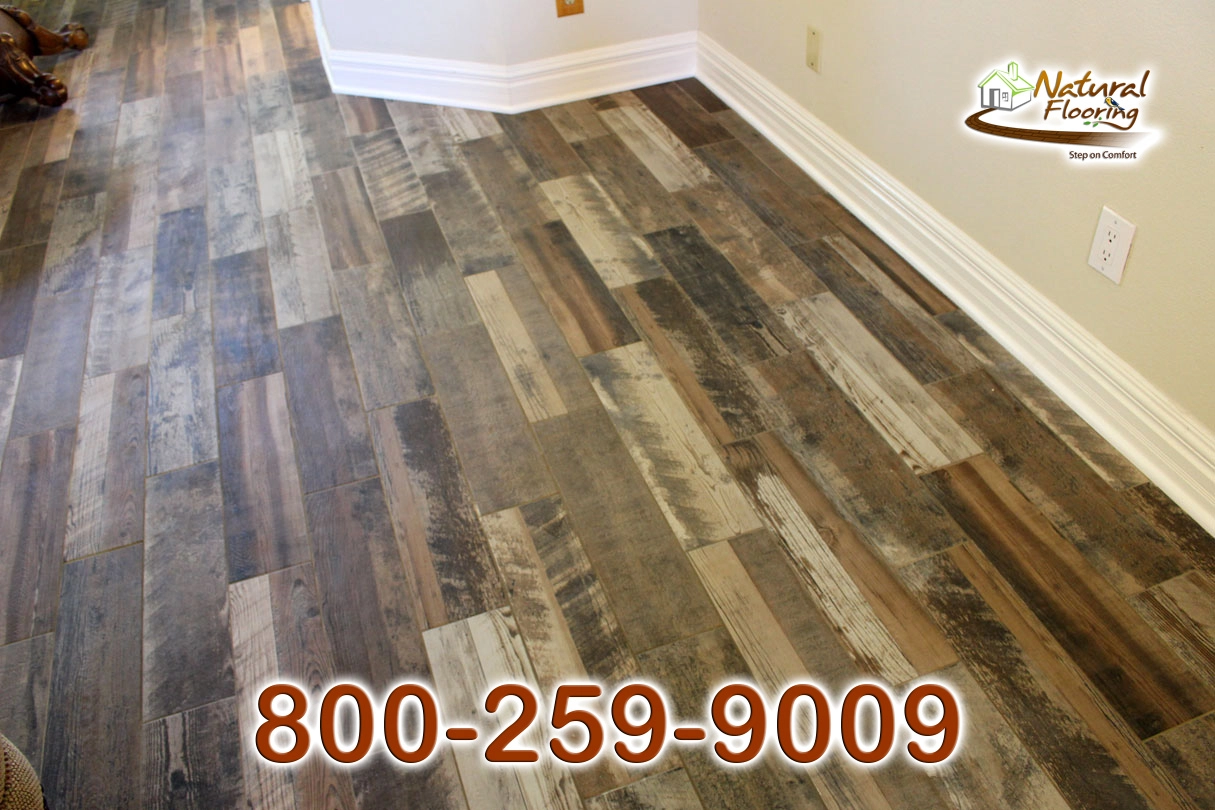 Rustic Hickory Wood Tile