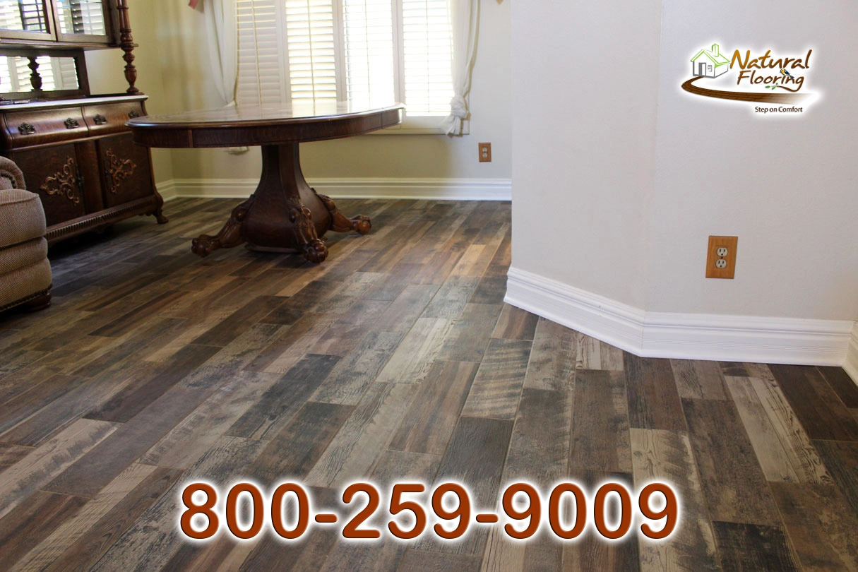 Rustic Hickory Wood Tile