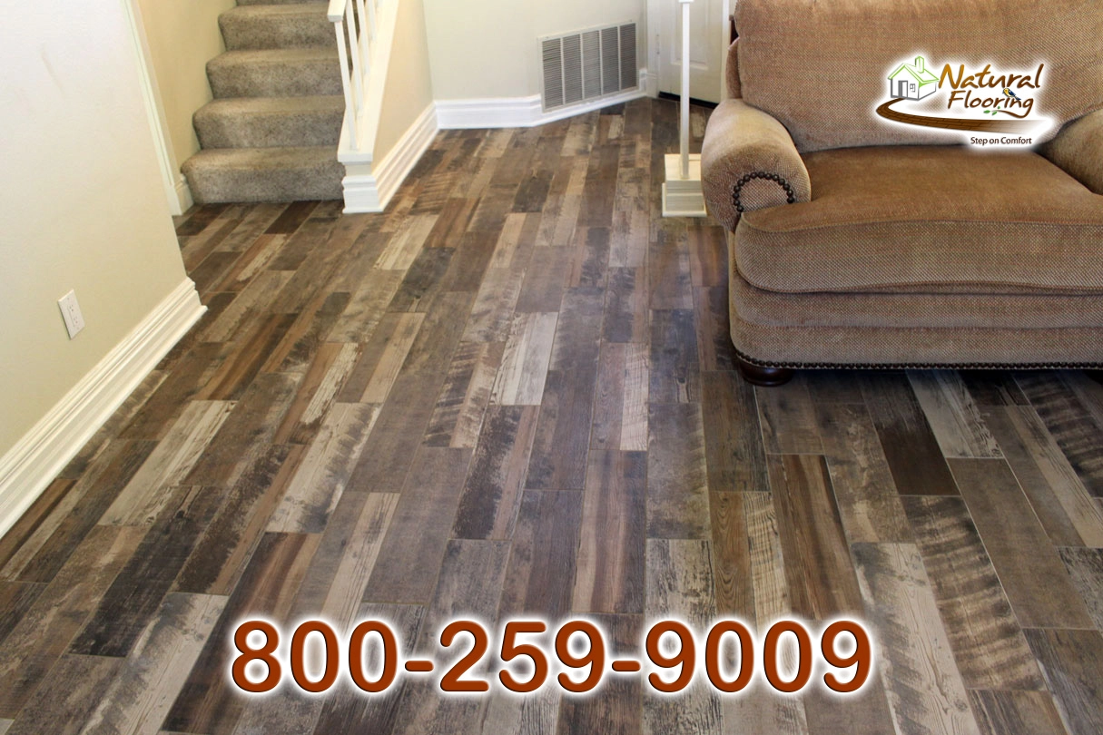 Rustic Hickory Wood Tile