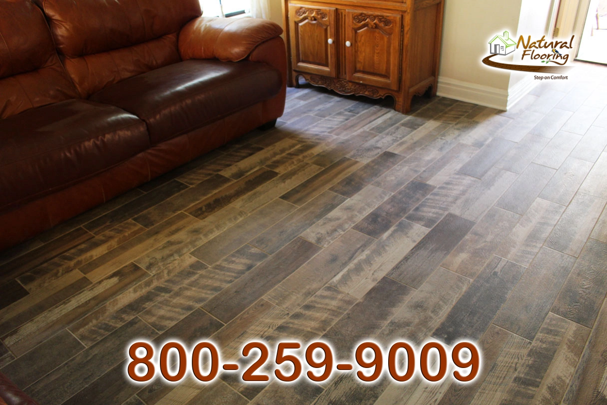 Rustic Hickory Wood Tile