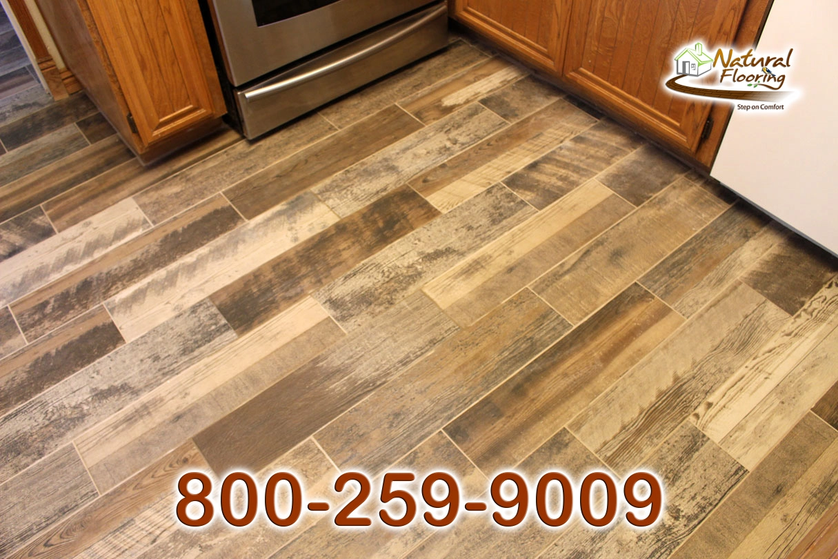 Rustic Hickory Wood Tile