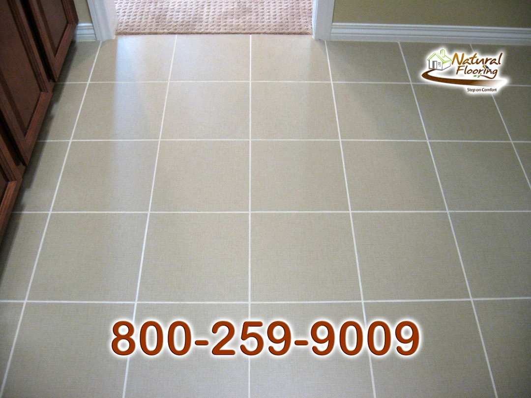 Squared Porcelain Tile Floor