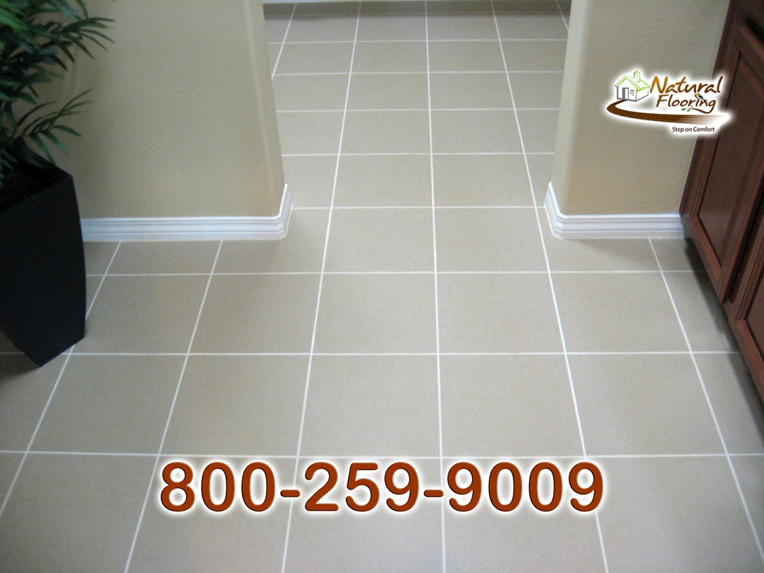 Squared Porcelain Tile Floor