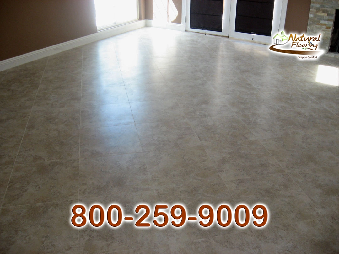 Squared Porcelain Tile Floor