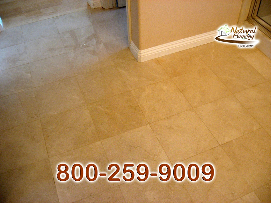 Squared Porcelain Tile Floor