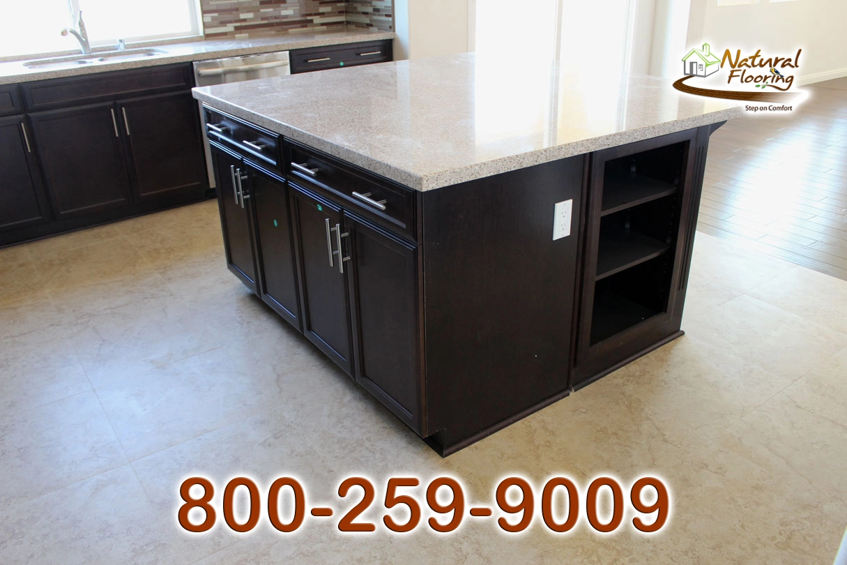 Squared Porcelain Tile Floor