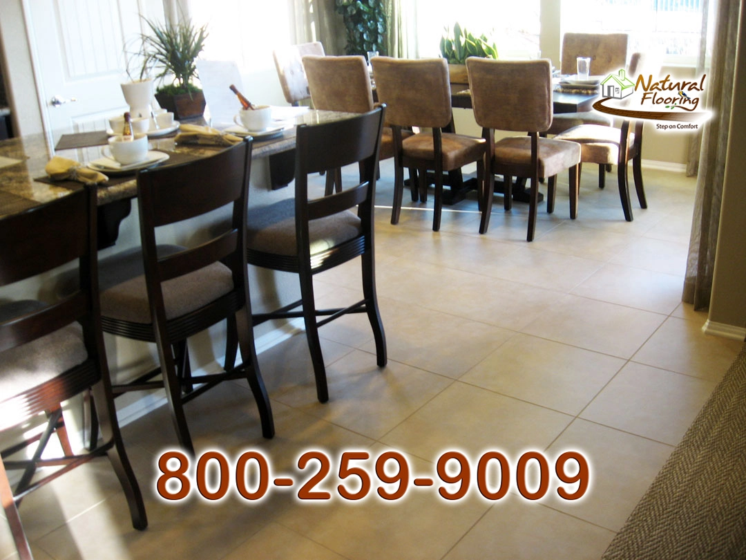 Squared Porcelain Tile Floor