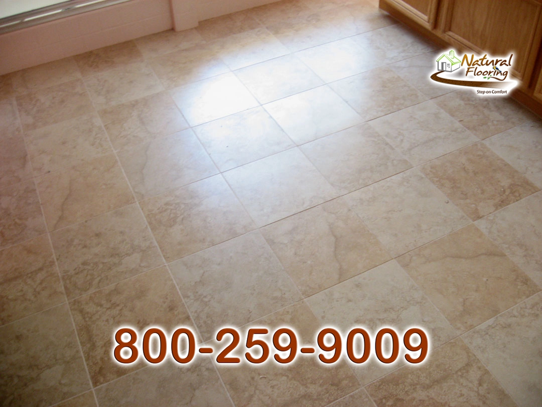 Squared Porcelain Tile Floor