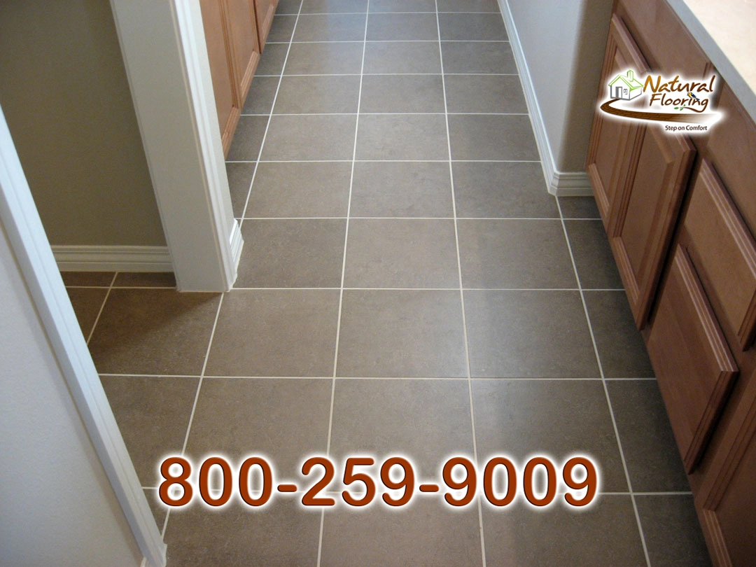 Squared Porcelain Tile Floor