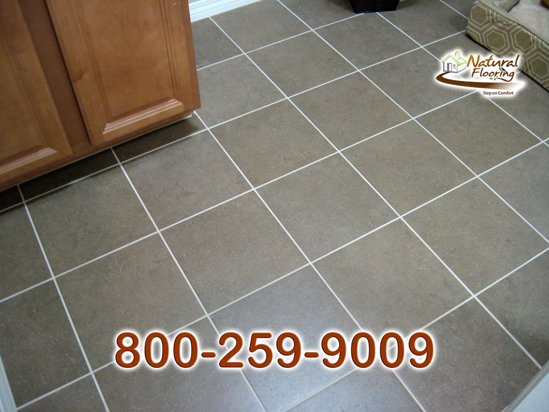 Squared Porcelain Tile Floor