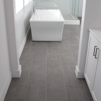 Bathroom 12x24 Tile Floor 4