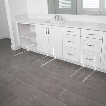 Bathroom 12x24 Tile Floor 6