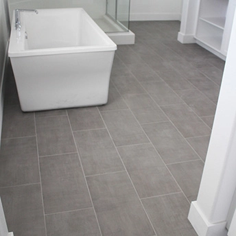 Bathroom 12x24 Tile Floor 7