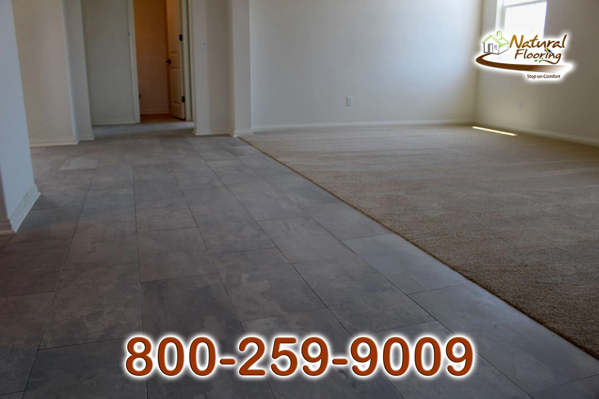 Living Room Stagged Porcelain Tile Floors