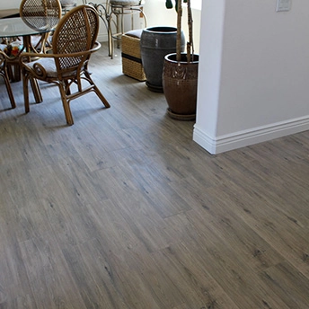Tan Wood Plank Tile Floor 4
