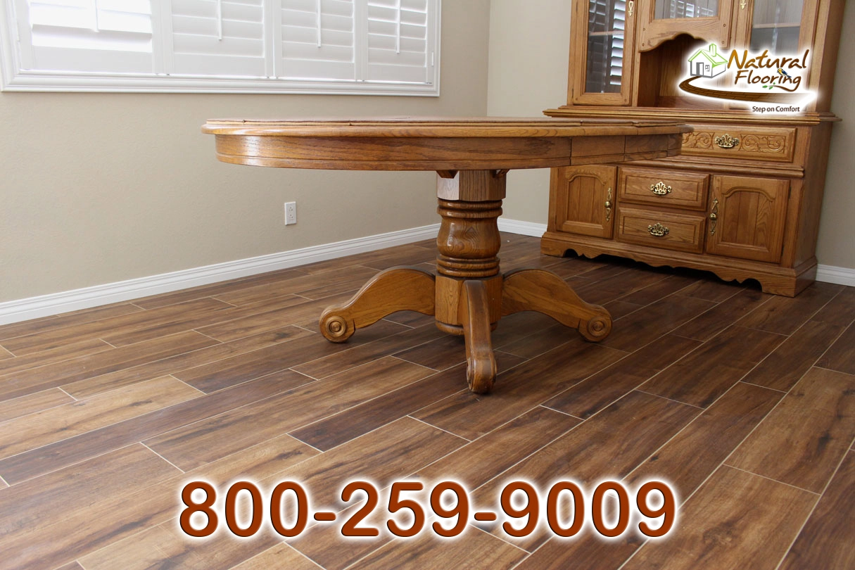 Walnut Wood Tile Floor