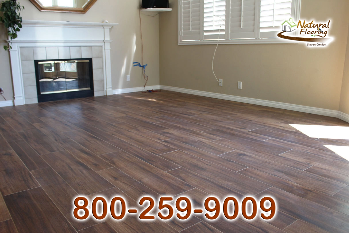 Walnut Wood Tile Floor
