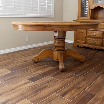 Walnut Wood Tile Floor 1