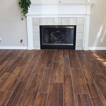 Walnut Wood Tile Floor 4