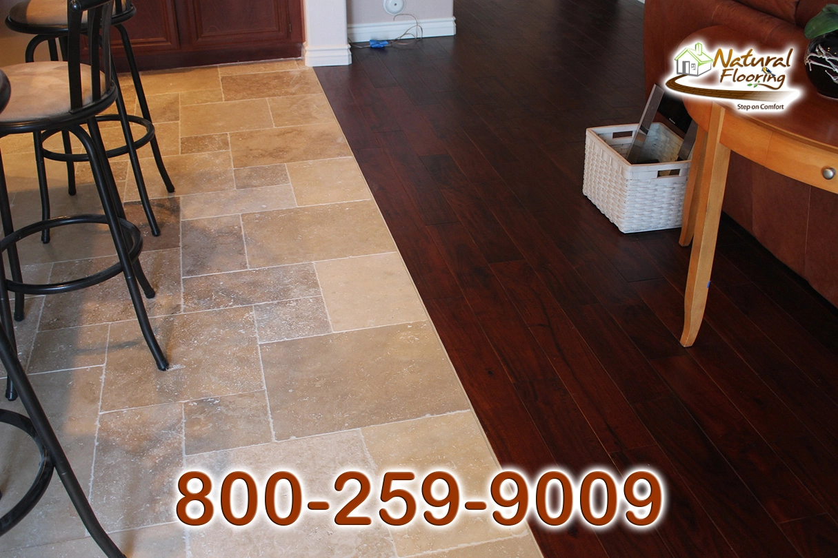 Wood to Tile Paralleled Transition