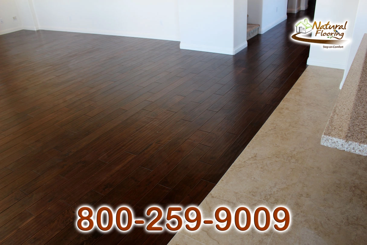 Wood to Tile Paralleled Transition