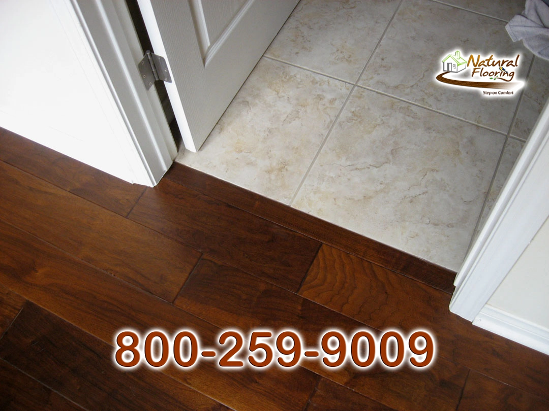 Wood to Tile Paralleled Transition