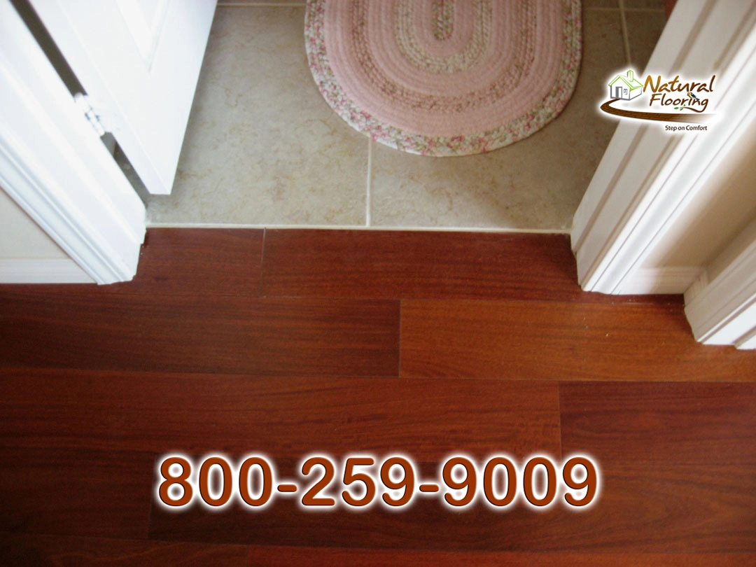 Wood to Tile Paralleled Transition