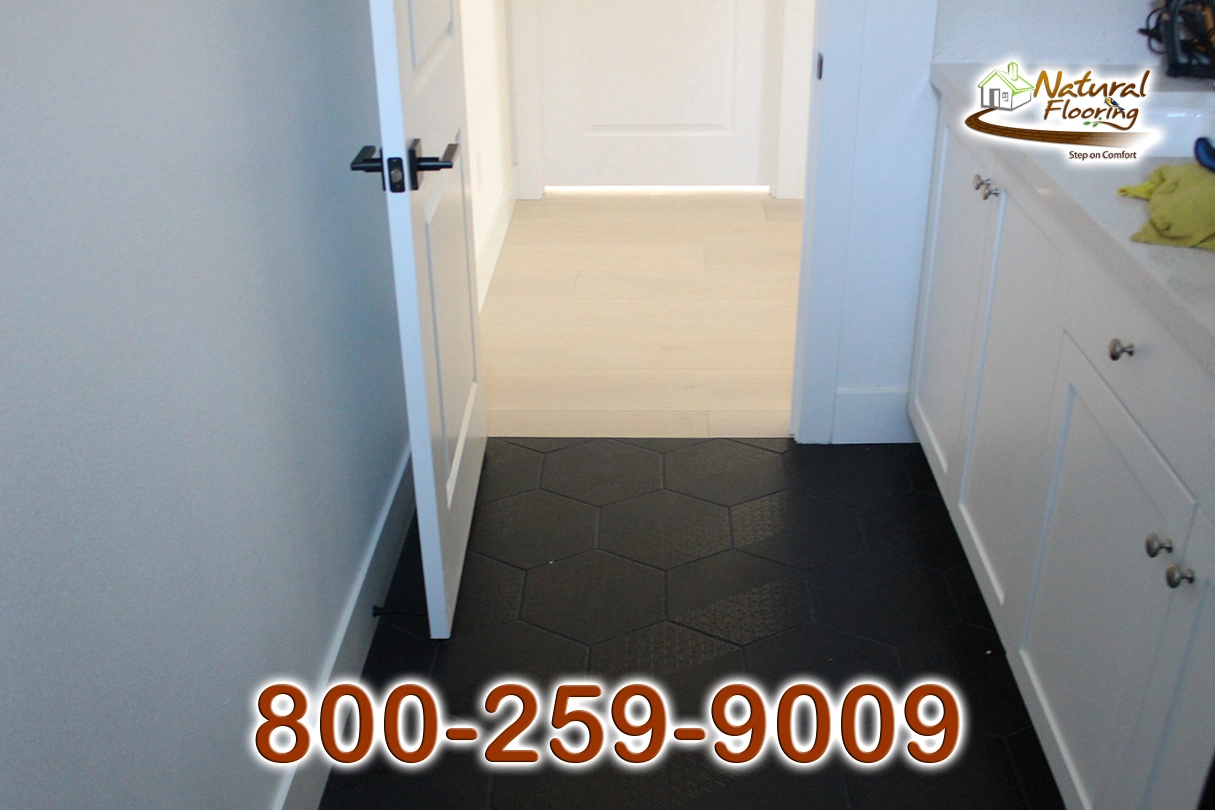 Wood to Tile Paralleled Transition