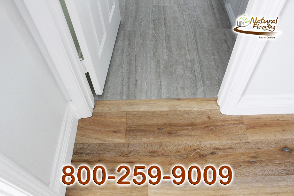 Wood to Tile Paralleled Transition