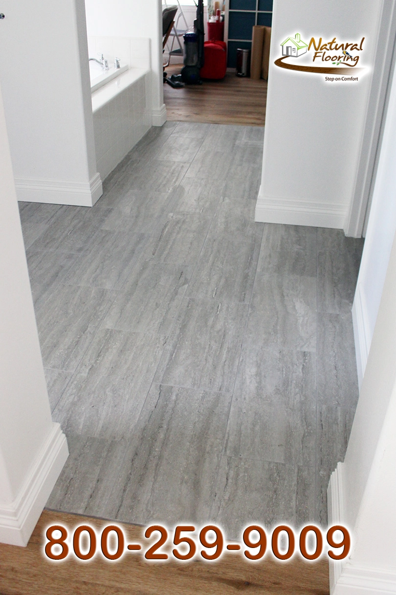 Wood to Tile Paralleled Transition