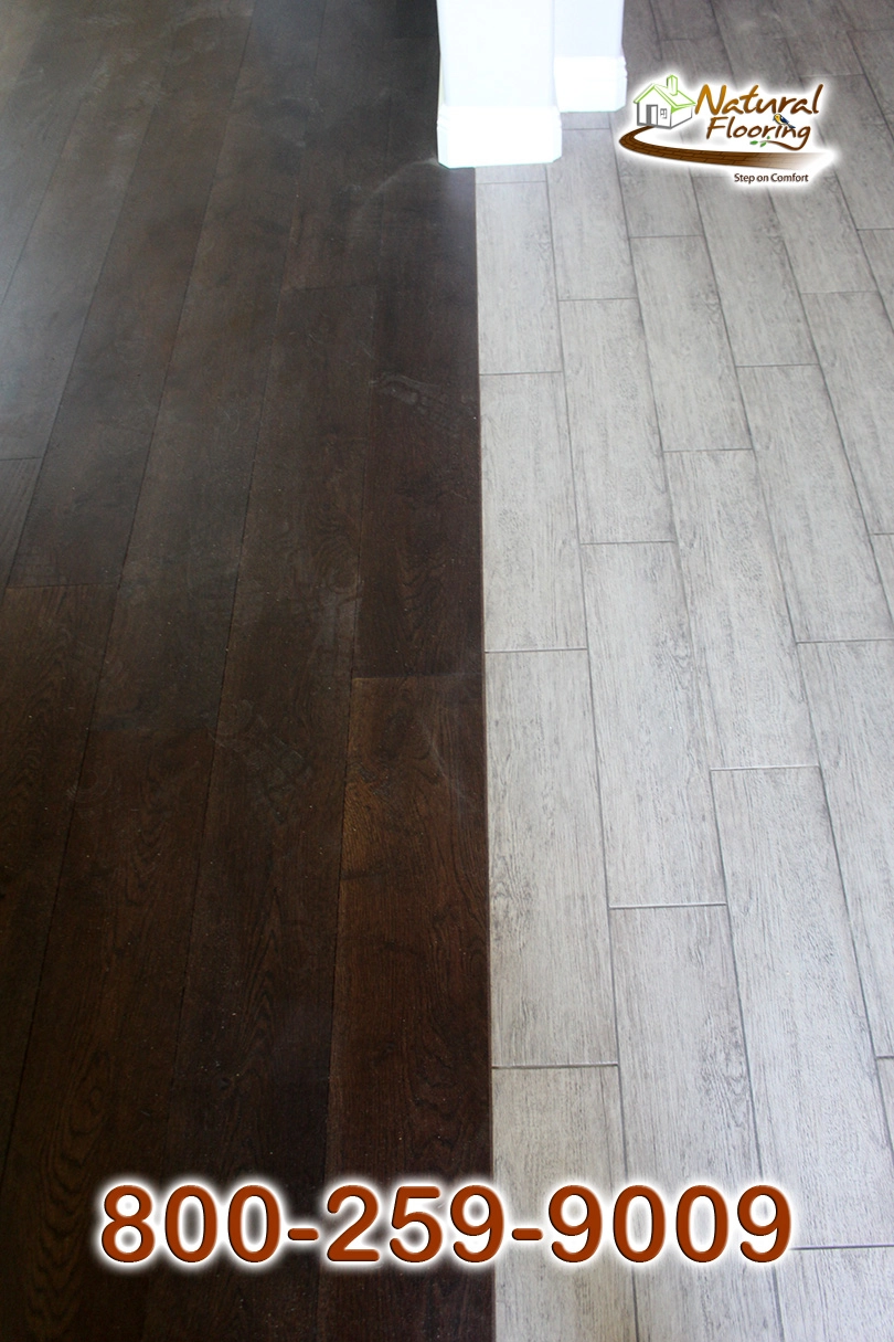 Wood to Tile Paralleled Transition