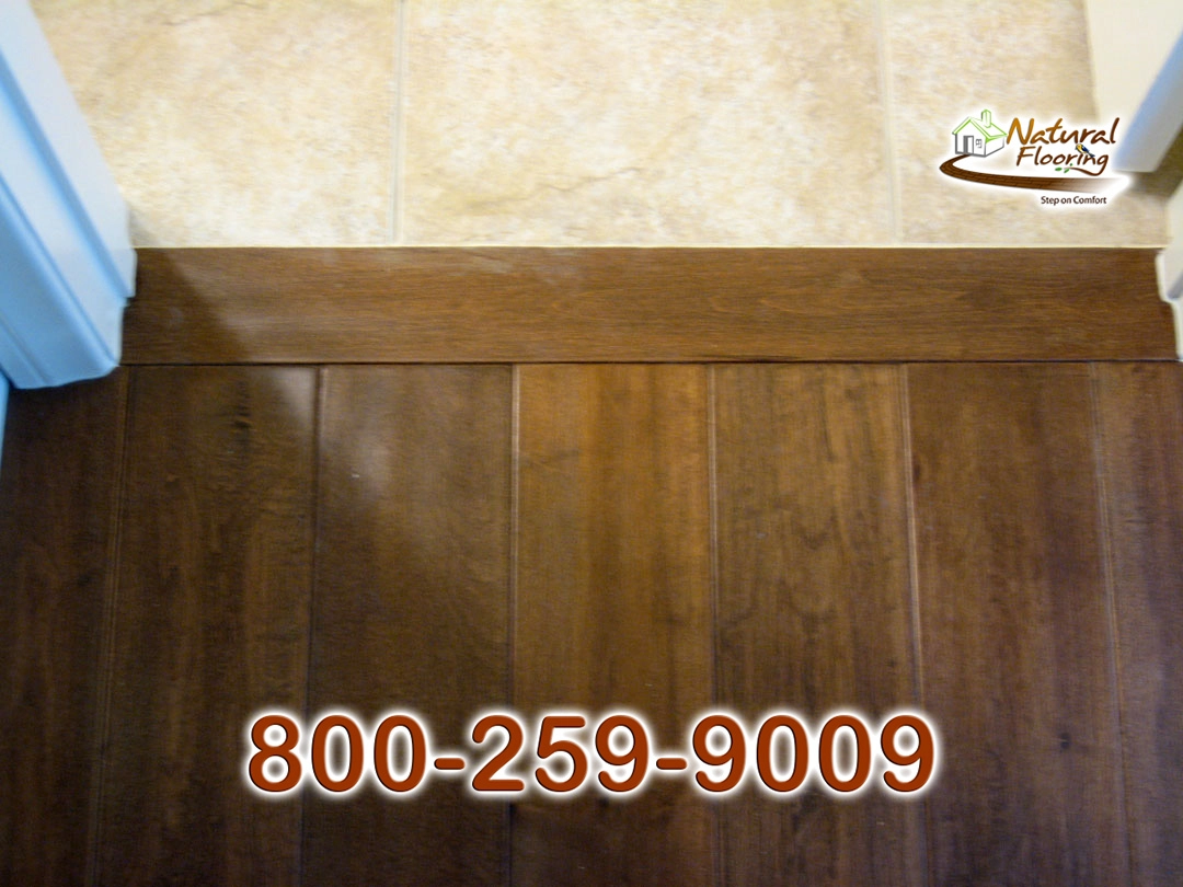 Wood to Tile Vertical Transition