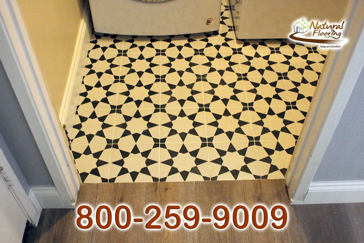 Wood to Tile Vertical Transition